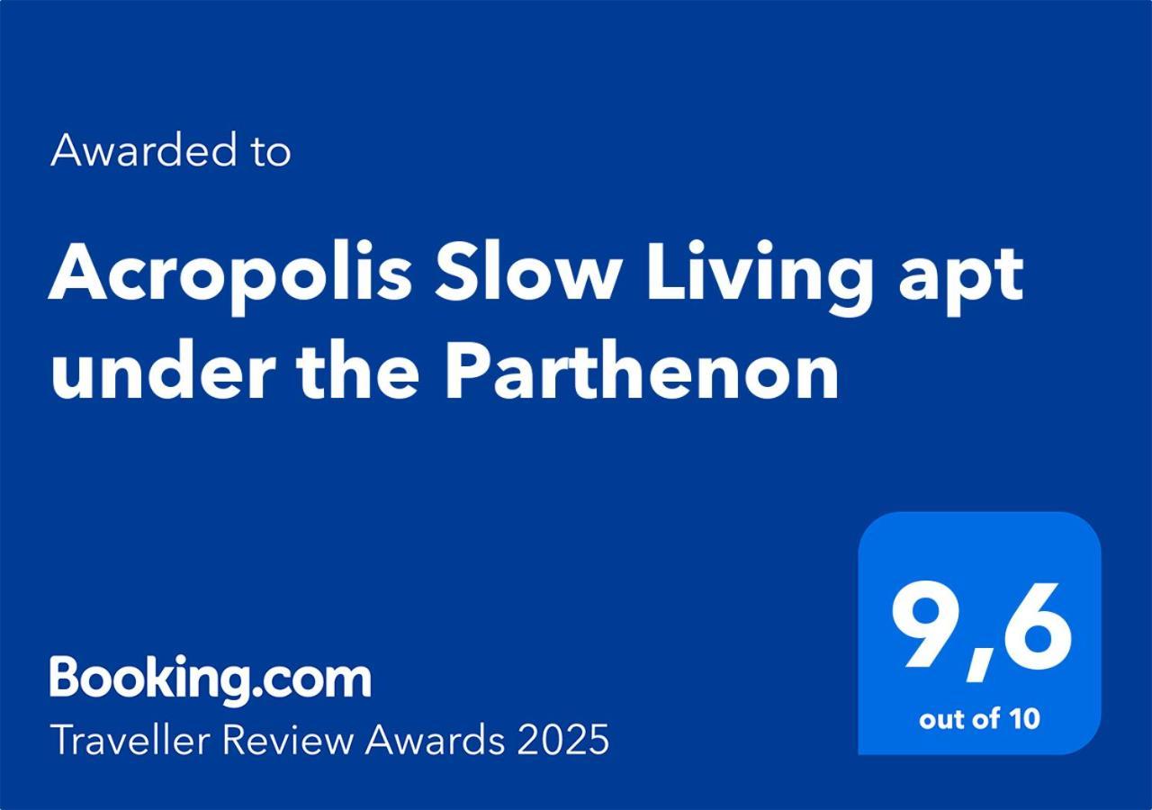 Acropolis Slow Living Apt Under The Parthenon Atenas Exterior foto